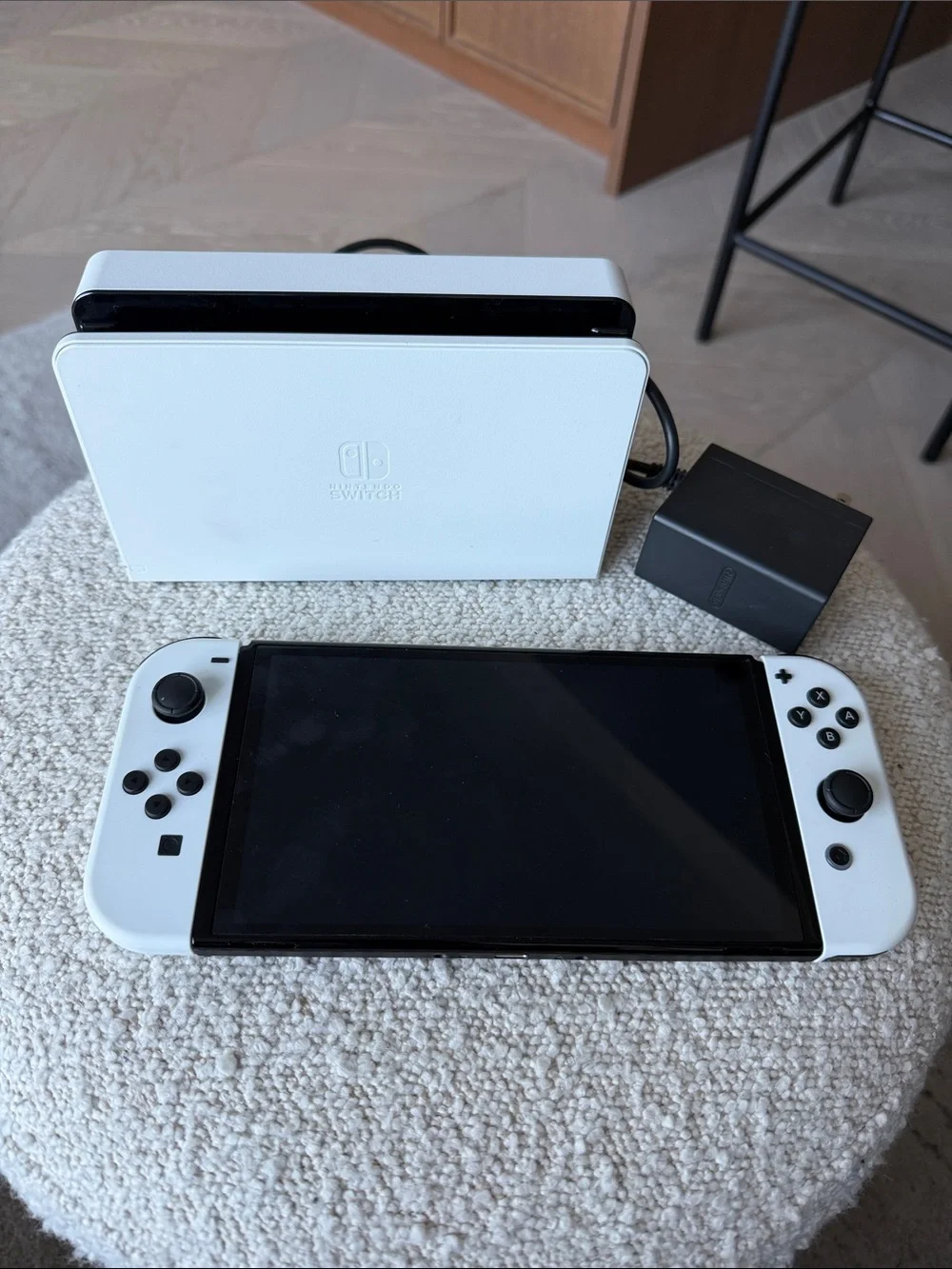 Nintendo Switch OLED Console — White Joy‑Con Set with Dock with Accessories
